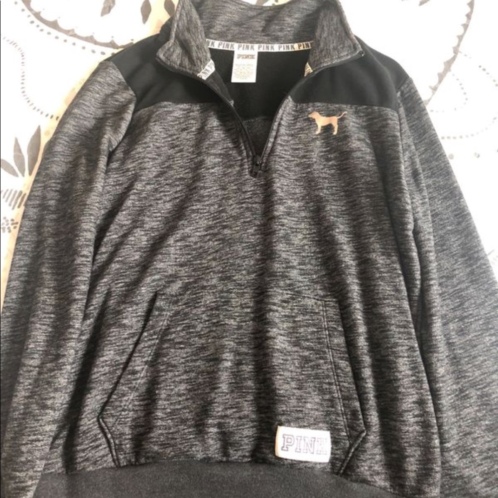 Victoria Secret Pink Quarter Zip Sweater